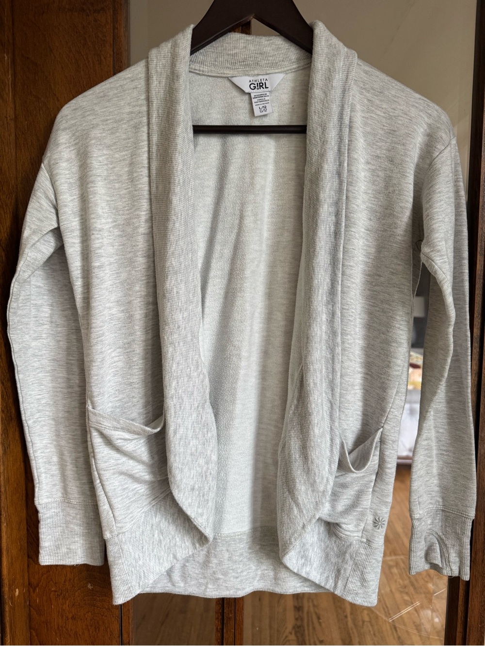 Athleta Girl Wrap N’ Roll Cardigan | Large (12) | Gray